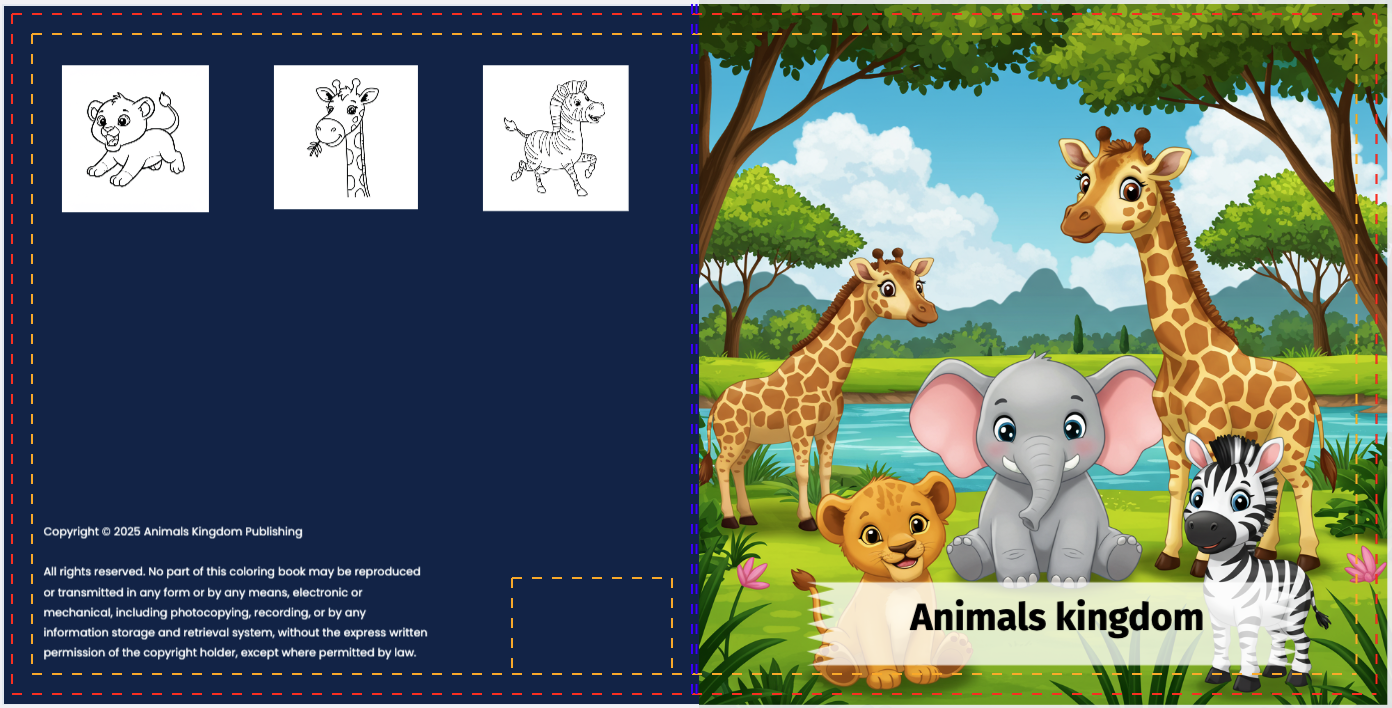 KDP Cover creator puzzle