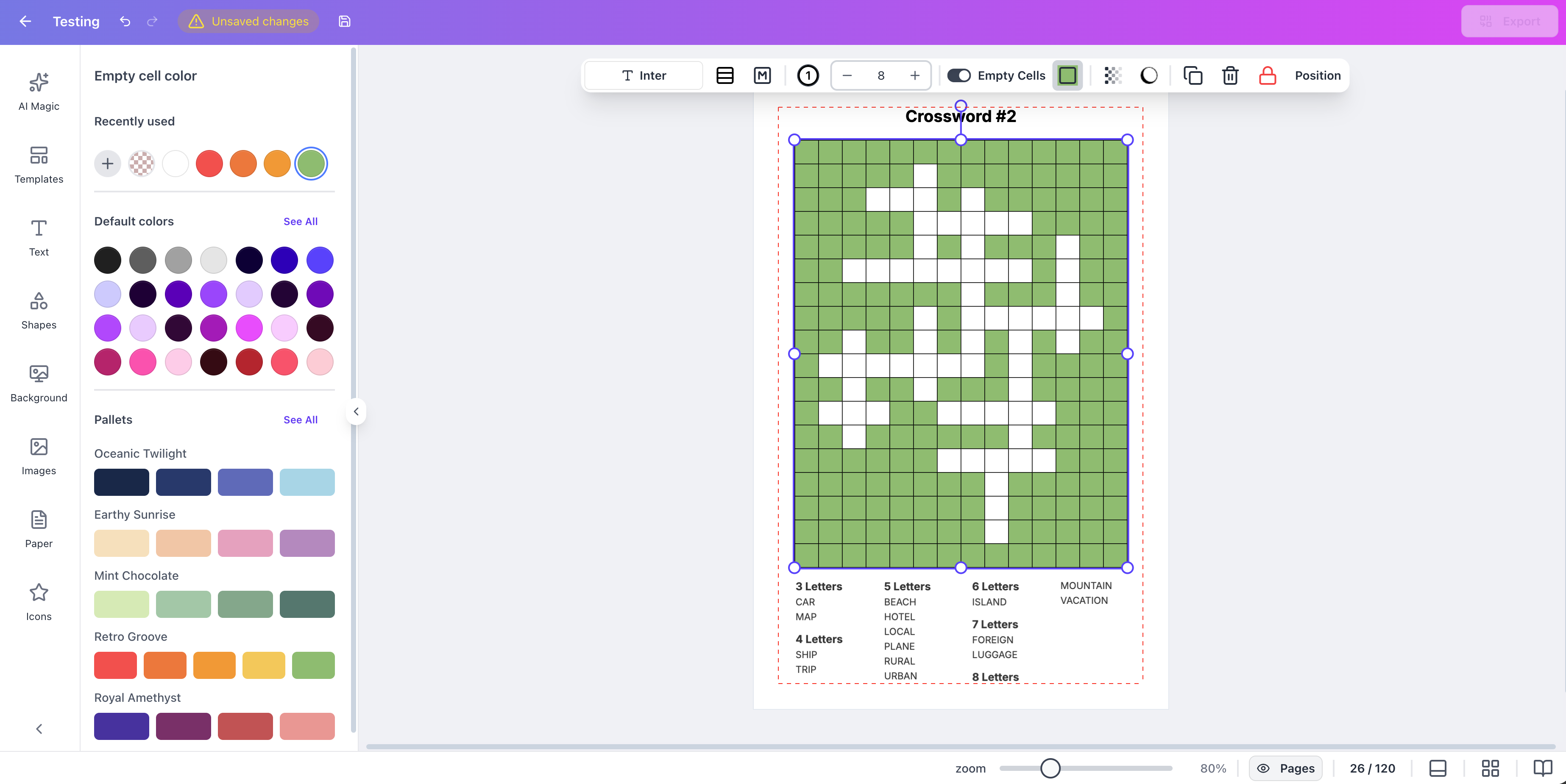 criss cross page generated with booksgenie.ai