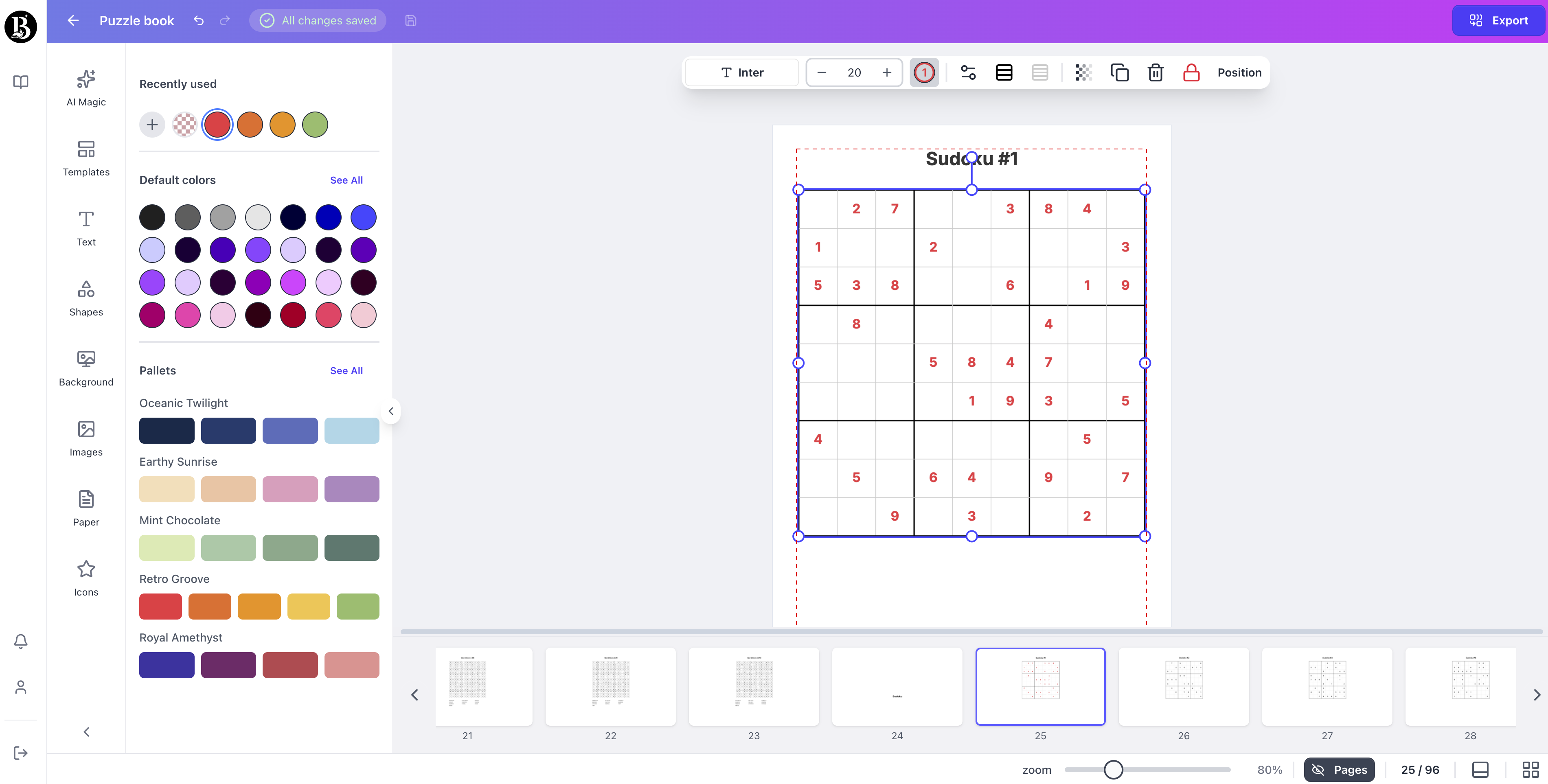 Booksgenie.ai KDP maze Puzzle screenshot