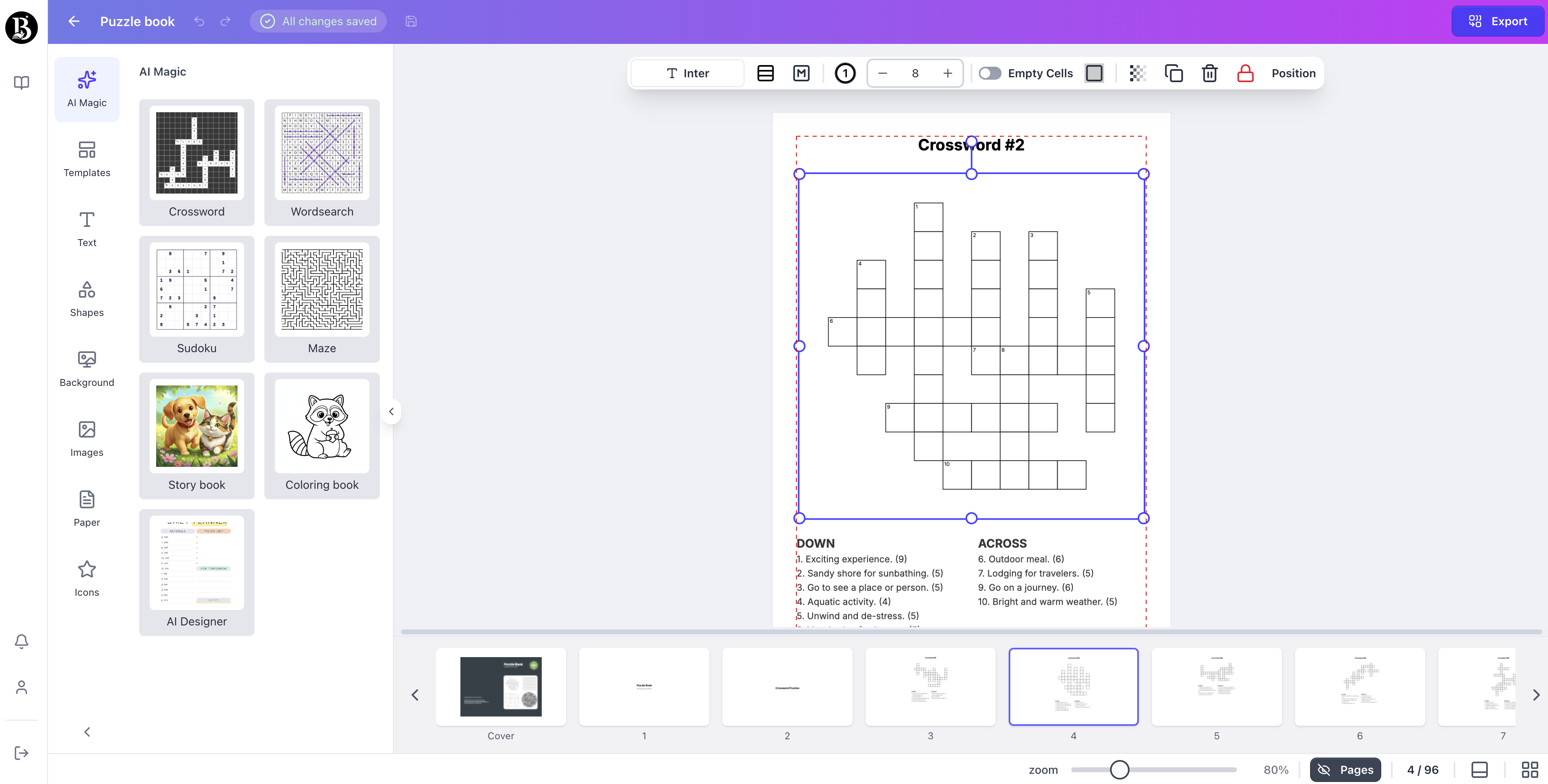 booksgenie.ai KDP Puzzle screenshot