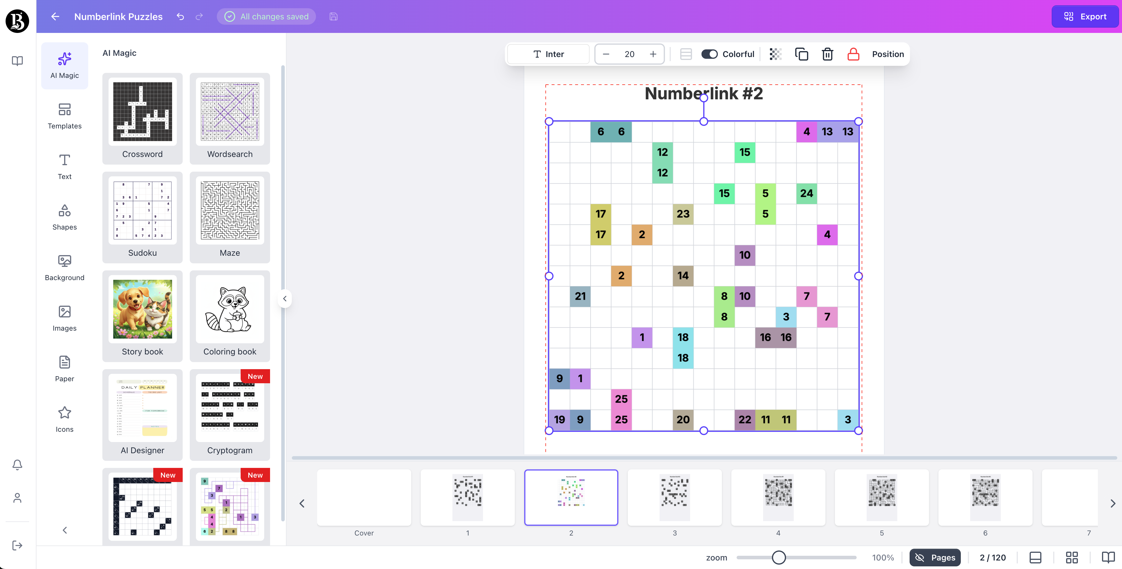 booksgenie.ai KDP Numberlink screenshot