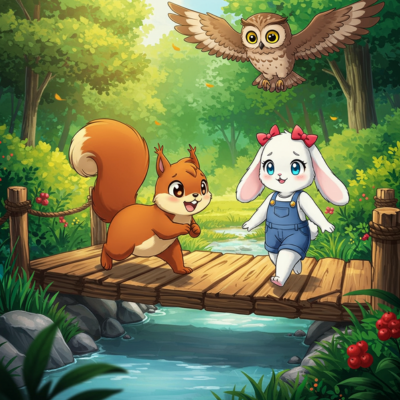 Cute Animal Character Illustration