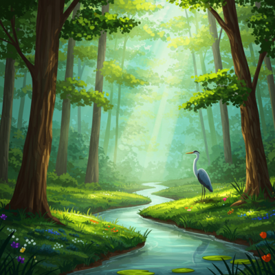 Simple Farm Educational Illustration