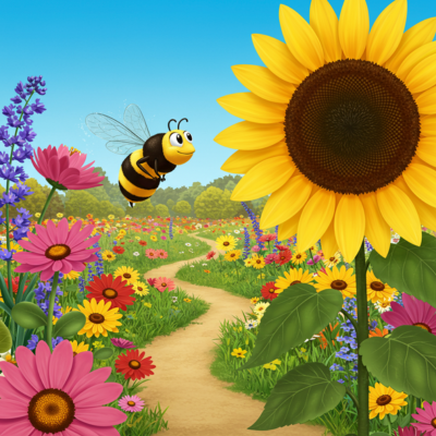 Smiling Child Character Illustration